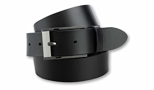 Bernd Götz Gürtel Herrengürtel Ledergürtel 351056 3,5cm Basicledergürtel (105, schwarz (0020))