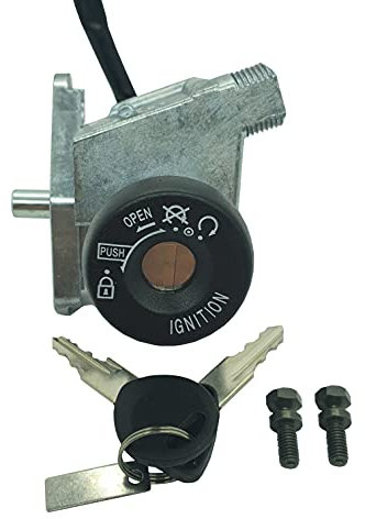 one by Camamoto cod 77208221B kit de Verrouillage Complet Serrure à clé de Contact Compatible avec Yamaha bw's - MBK Booster Spirit à partir de 2004 | réf. orig. Yamaha