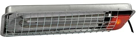 Kerbl SunnyBoy Wärmestrahlgerät 150 Watt (Wärmelampe für Ferkelaufzucht, Gehäuse aus Edelstahl, inklusive Leuchtmittel) 22259