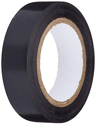 K24 - Klebebänder 10401 Stück PVC Isolierband Klebeband 10 Meter lang 15 mm breit schwarz, 15mm x 10mtr
