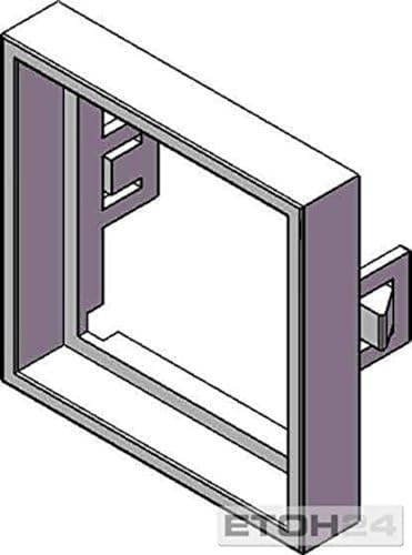 Hager GBMAR5045 – Rahmen Adapter für gbm5050 Mechanismus 45 x 45