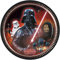 Star Wars Unique Party 71961 Lot de 8 assiettes en carton Motif héros et méchants 23 cm
