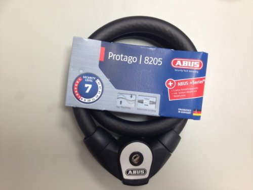 Spiralkabelschloss ABUS Protago 8205 85 cm in schwarz