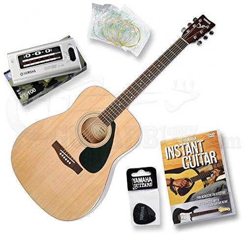 Yamaha F310P2 Full Size Acoustic Guitar Basic Start Pack - Natural