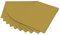 folia 6165 - Fotokarton Gold, 50 x 70 cm, 300 g/qm, 10 Bogen - zum Basteln und kreativen Gestalten von Karten, Fensterbildern und für Scrapbooking