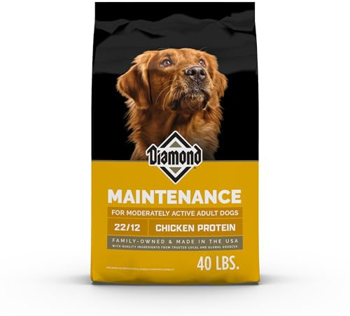 Diamond Maintenance Adult Dry Dog Food, Chicken Protein, 40lb