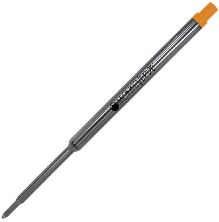 Monteverde Medium Point Ballpoint Soft Roll Refill for Waterman Ballpoint Pens - Orange (Pack of 2)