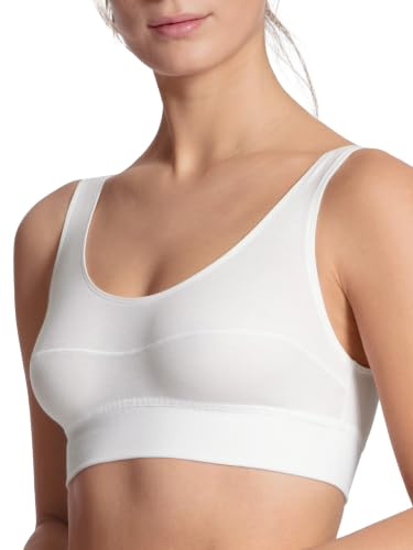 CALIDA Elastic Bustier Damen | mit breitem Softbund, atmungsaktive und weiche Single Jersey-Qualität