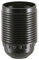 Iso Lampen Fassung E27, schwarz, mit Außengewinde
