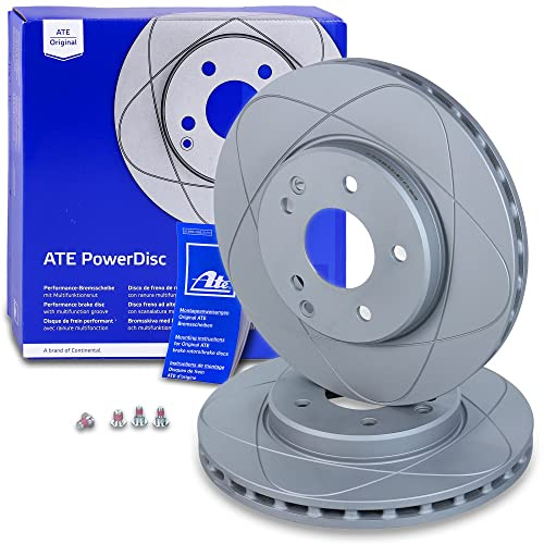 ATE 24032501101 Bremsscheibe Power Disc - (Paar) | Kompatibel mit: MERCEDES-BENZ C-CLASS, C-CLASS, C-CLASS Coupe, C-CLASS T-Model, C-CLASS T-Model, CLC-CLASS, CLK, CLK