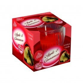 Pan Aroma Scented Candle In Glass Jar - Apple & Cinnamon