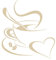Grandora Wandtattoo Kaffetasse Herz I beige (BxH) 20 x 23 cm I Kaffee Tasse Bohnen selbstklebend Küche Aufkleber Wandaufkleber Wandsticker W3040