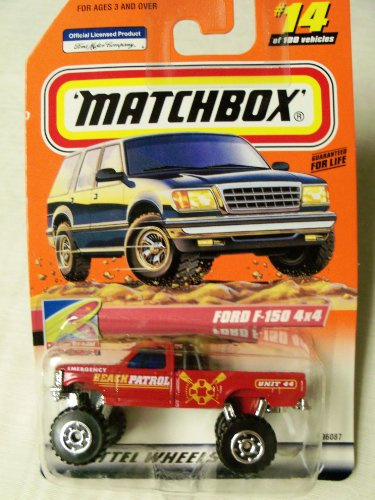 1999 Matchbox To The Beach Ford F-150 4x4 Beach Patrol #14 of 100 by Matchbox