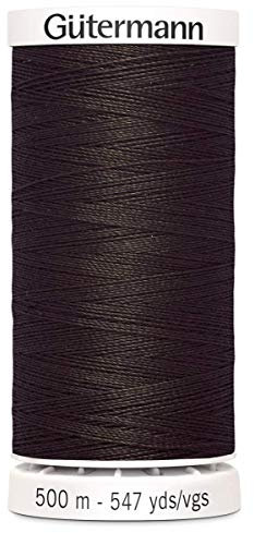Gutermann Sew All Polyester Thread, 500mtr, Mahogany (0696), 5.5 x 3 x 3 cm