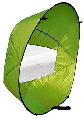 Einfach Portable, versetzbar, 42 Wind Paddle Kayak Sail, Kayak Wind Sail, Kajaksegel, Grün