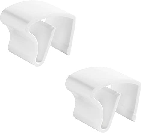 Ventanara Klemmhalter für Alu Jalousien ohne Bohren Weiß 2er Set