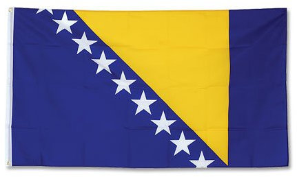 Unbekannt Flagge Bosnien-Herzegowina - 90 x 150 cm