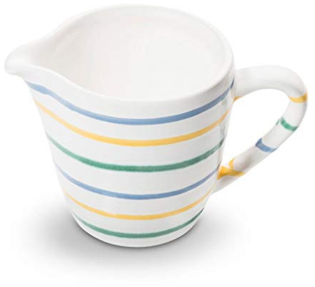 GMUNDNER KERAMIK Milchgießer Gourmet Füllmenge : 0.2 Liter Buntgeflammt Geschirr, handgemacht in Österreich