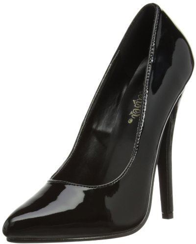 Devious DOMINA-420 Damen Pumps, Schwarz (Blk pat), EU 35 (UK 2) (US 5)