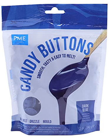 PME Candy Buttons Dark Blue 340 g