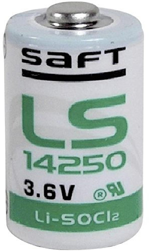 easybuyonline Hohe Kapazität One Time SAFT LS 14250 1/2 AA 3,6 V Lithium-Akku
