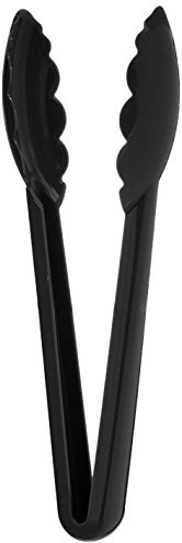 Mercer Culinary CN634 Hells Tools Tongs, 9.5, Black | Resists temperatures up to 220°C with an antimicrobial design that prevents stains, odours and bacteria buildup.
