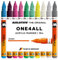 Molotow One4All 127HS Acryl Marker Basic-Set 3 (2,0 mm Strichstärke, hochdeckend und permanent, UV-beständig, für fast alle Untergründe) 10 Stück sortiert