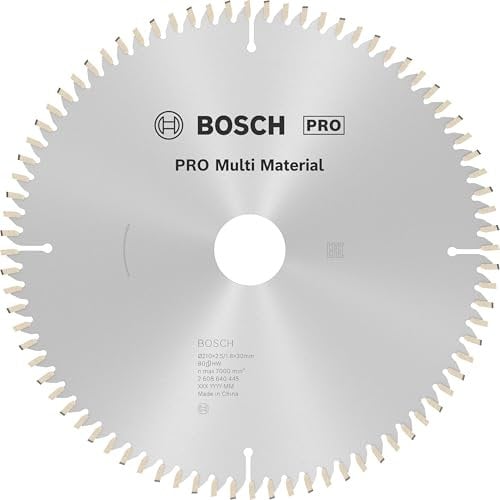 Bosch 2608640445 Lama Circolare Multi-Material, 210 x 30 80D