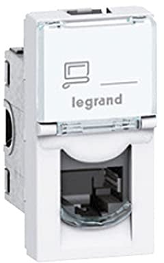 Legrand 076552 Prise Catégorie5e Ftp Mosaic, 1 Module, Blanc