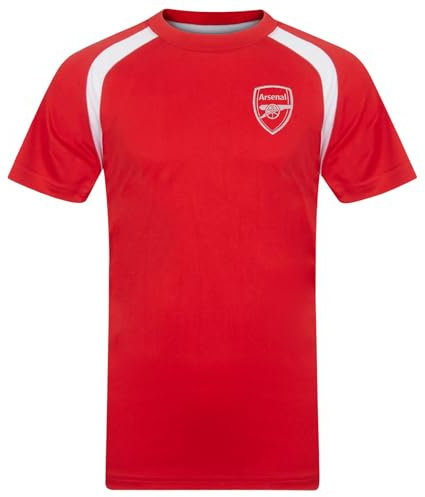 Arsenal FC Official Gift Boys Poly T-Shirt Red 12-13 Yrs XLB