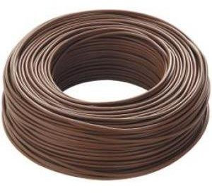 CAVO CORDINA UNIPOLARE 100 METRI N07V-K 4MM CAVI FILO ELETTRICO VARI COLORI (Marrone)
