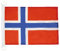AZ FLAG Bandera Nautica de Noruega 45x30 cm - Pabellón de Conveniencia Noruega 30 x 45 Cm, Bandera de Barco con anillas