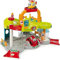 Smoby - Vroom Planet Premier Garage - 2 Niveaux + Ascenseur et Héliport - 1 Voiture + 1 Hélicoptère Inclus - Jouet pour Enfant dès 18 Mois - 120402