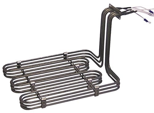 FriFri Radiateur pour friteuse 3750 W - Trou de 5 mm - Espacement des trous : 29 mm - L2 265 mm - L1 19 mm - Câble 100 mm - H2 24 mm - H1 140 mm