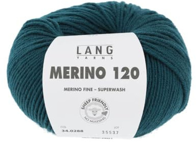 Merino 120 Superwash 0288 dunkelpetrol