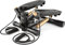 Gymtek XST500 Stepper, Drehstepper inkl. Expanderbänder - Twist Mini Stepper mit LCD, Schrittzähler und Kalorienzähler - Fitness, Pilates, Workout - Stairmaster Sportgeräte Zuhause (schwarz und Gold)