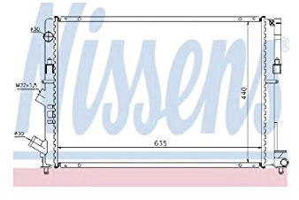 Nissens 63838 Radiator, engine cooling