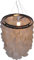 GURU SHOP Deckenlampe/Deckenleuchte, Muschelleuchte aus Hunderten Capiz, Perlmutt Plättchen - Modell Samoa Weiß, 40x30x30 cm