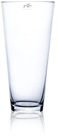 Glasvase CONI Glas Vase Tischvase Blumenvase 30 cm