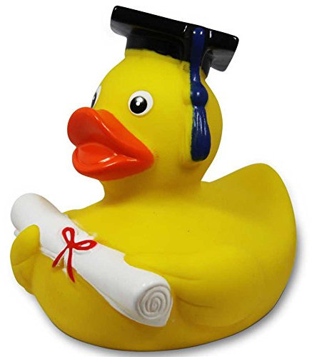HC-Handel 916554 Vinyl Badeente Bachelor Gummiente 8 cm