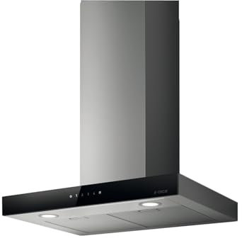 Elica PRF0104625 De Pared Negro, Acero Inoxidable 581m³/h C - Campana (581 m³/h, Canalizado, B, E, B, 69 dB)