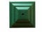 Pack of 10 Green Plastic Fence Posts Caps for a 4 (100mm), Fence Post. UK Made, Rot Proof. (GT0049). Free UK Postage