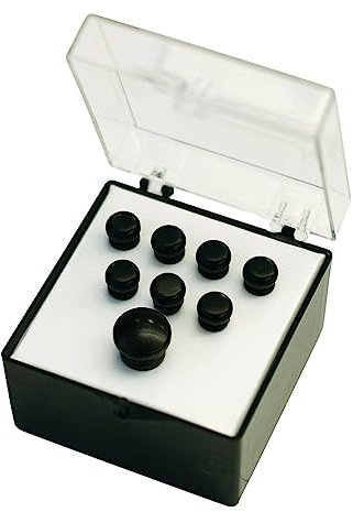 MARTIN Set de chevilles ébène, en résine noire (APP17)