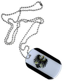 Flaggenfritze Dog Tag Preußen - 3 x 5 cm