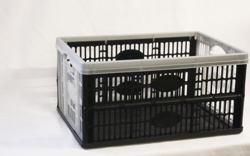 Transport box Plastic Folding Storage Crate Box 32Lt Stackable Pack of 1