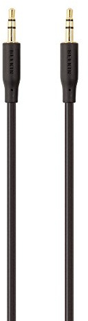 Belkin F3Y117BF1M 3,5 mm Klinke Kabel 1,0 m in schwarz mit goldkontakt
