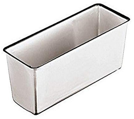 Paderno World Cuisine 47064-22 Aluminum Loaf Pan, Gray