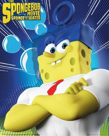 GB Eye 40 x 50 cm stehend Spongebob The Movie Mini-Poster, Mehrfarbig