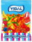 Vidal Golosinas. Gusanos Bicéfalos Fresa. Gominolas bicolor con intenso sabor a fresa y textura suave. Sin gluten ni grasa. Bolsa 175 u