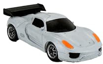 CLASSIC Sports Car Silver – Stylish Aquarium Ornament – Fish Tank Decoration – 165x70x48mm